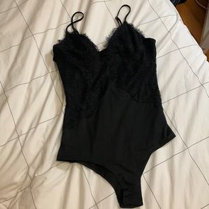 Nasty gal lace bodysuit size S